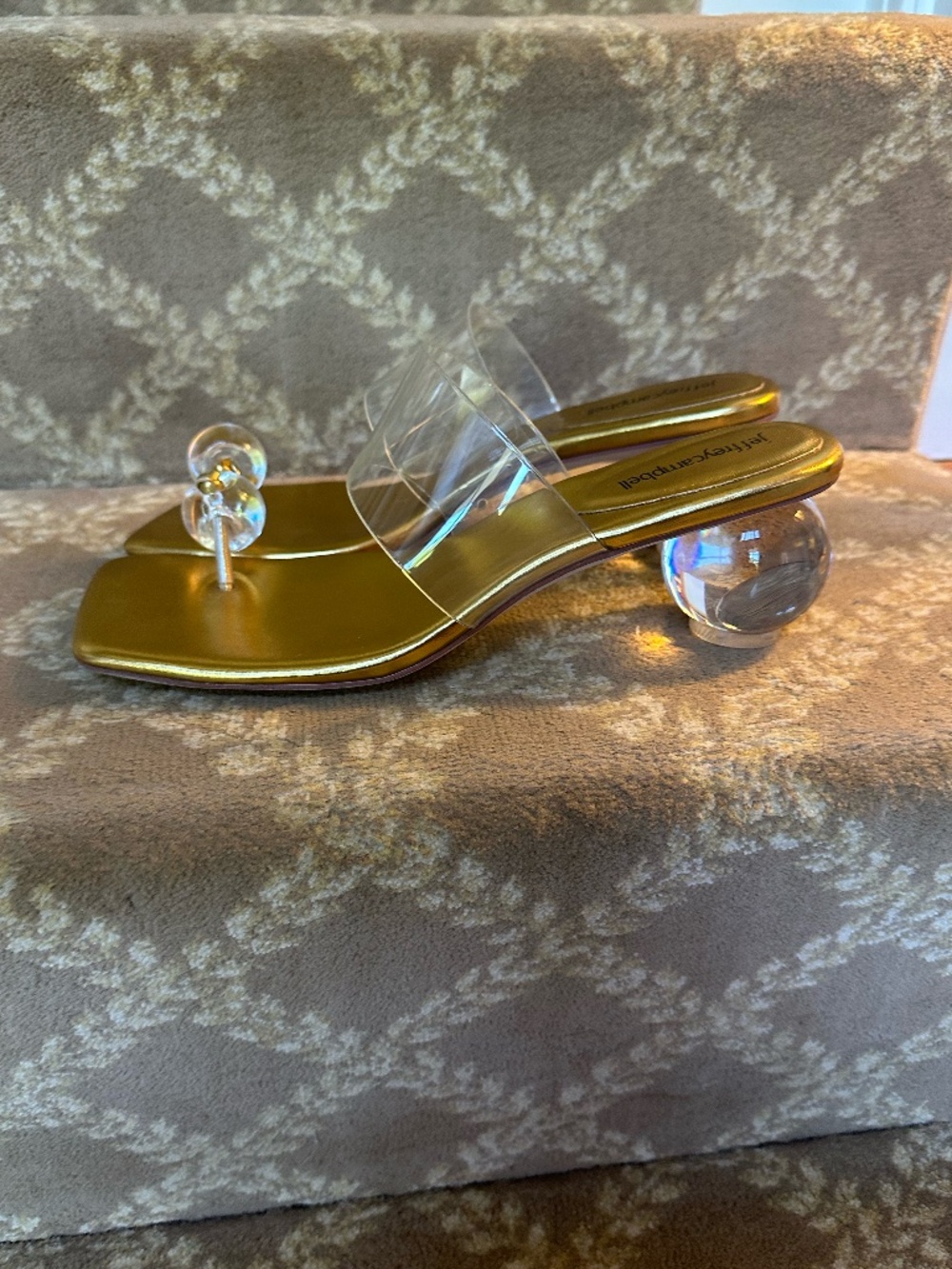 Jeffrey Campbell Latus Clear Heel Sandal - Picture 2 of 6